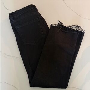 Zara Black Denim high waist